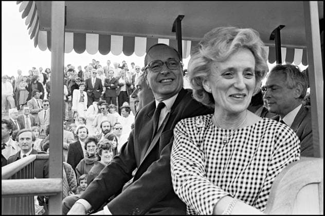 Archiv JACQUES CHIRAC BEGLEITET von BERNADETTE, ERÖFFNET der Park A THEMEN MIRAPOLIS A COURDIMANCHE IN REGION PARISIENNE IN 1987 Courdimanche Frankreich  Copyright: xAGENCEx xBESTIMAGExAGENCEx xBESTIMAGEx