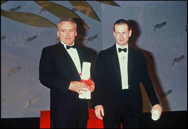 Archiv DENNIS HOPPER und LARS VON TRIER Au FESTIVAL von Cannes IN 1991, LARS VON TRIER RECOIT der Preis VON JURY für EUROPA Frankreich  Copyright: xANGELI-RINDOFFx xBESTIMAGExANGELI-RINDOFFx xBESTIMAGEx