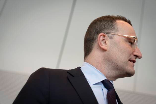 Bundestag parliamentary group, CDU CSU, Jens Spahn press statement, Bundestag, Bundestag parliamentary group, CDU CSU, Chairman, Jens Spahn, CDU Berlin Berlin GER