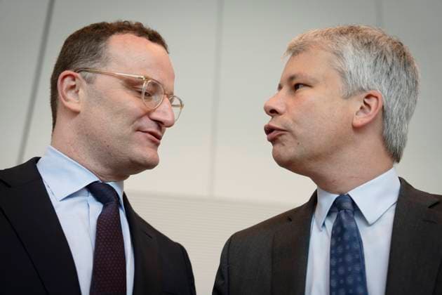 Bundestag parliamentary group, CDU CSU, Jens Spahn, Steffen Bilger press statement, Bundestag, Bundestag parliamentary group, CDU CSU, Chairman, Jens Spahn, CDU, Steffen Bilger Berlin Berlin GER