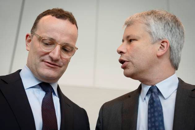 Bundestag parliamentary group, CDU CSU, Jens Spahn, Steffen Bilger press statement, Bundestag, Bundestag parliamentary group, CDU CSU, Chairman, Jens Spahn, CDU, Steffen Bilger Berlin Berlin GER
