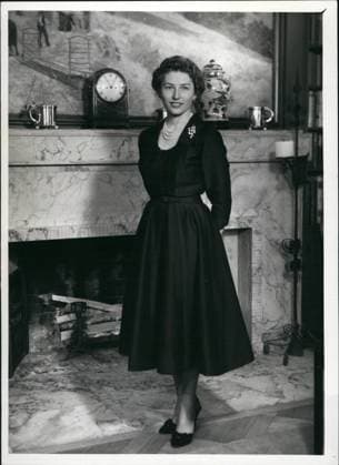 Heirs Heiress Members of Royal Family Celebrities 2 February 1958 their Royal Highness Princess Astrid from Norway 26 Years on 12 February 1958 Photo shows the First Picture from Princess Astrid to the Death their Grandfather King Haakon VIII  Copyright: xUnitedxArchivesx xkpaxKeystonex 19580202_baf_k09_119
