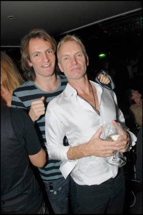 EXCLUSIVE LE CHANTEUR STING ET SON JOE SUMNER AFTER SHOW DU GROUPE POLICE AU VIP ROOM EXCLUSIVE POLICE BAND AFTER SHOW AT THE VIP ROOM IN PARIS PARIS France  Copyright: xRACHIDxBELLAKx xBESTIMAGExRACHIDxBELLAKx xBESTIMAGEx