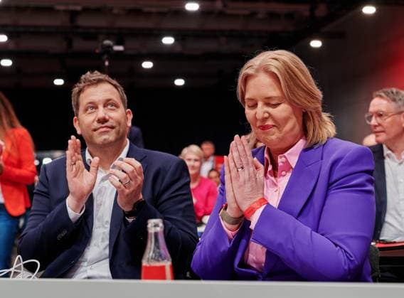 SPD Federal Party Conference Lars Klingbeil Bärbel B