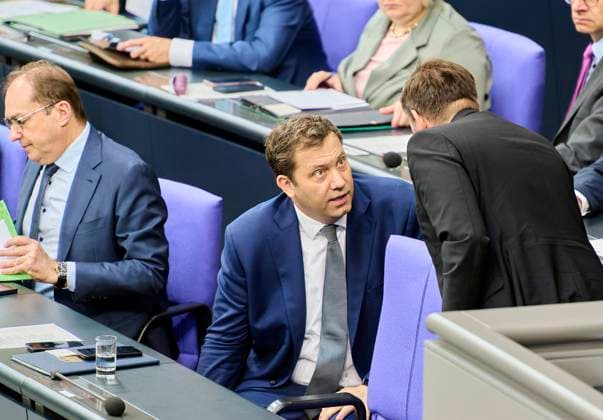 Lars Klingbeil EUR, Germany, Berlin, 08 07 2025 Finance Minister Lars Klingbeil General financial debate in the Bundestag on the Budget Accompanying Act 2025