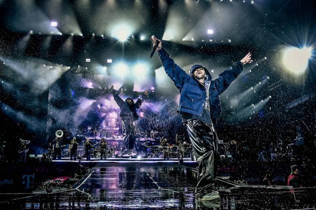 Entertainment Music, Lollapalooza Berlin 2025 12 07 2025, xdanx, Entertainment Music, Lollapalooza Berlin 2025 v l The singer Justin Timberlake will be on stage at the Lollapalooza Festival in Berlins Olympiastadion The tenth edition of the music festival will take place on the weekend of July 12 and 13, 2025 at the Olympiastadion and Olymp Copyright: xDanielxLakomskix