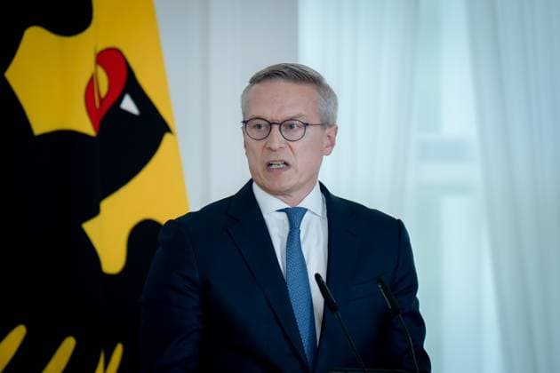 Karsten Wildberger, Federal Minister Schloss Bellevue, Berlin, Presentation of the final report for an effective state, Karsten Wildberger, Federal Minister for Digitalization and State Modernization Berlin Berlin GER