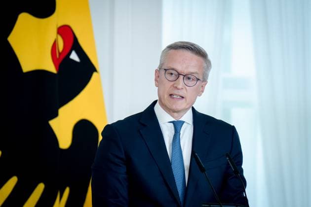 Karsten Wildberger, Federal Minister Schloss Bellevue, Berlin, Presentation of the final report for an effective state, Karsten Wildberger, Federal Minister for Digitalization and State Modernization Berlin Berlin GER