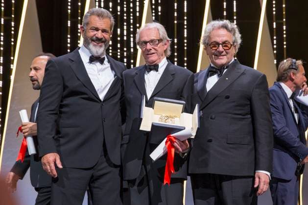 Mel Gibson, Ken Loach Palme dor for I, Daniel Blake , George Miller Closing ceremony of the 69th Cannes International Film festival On may 22 2016 Olivier Borde Cyril Moreau Bestimage Closing ceremony of the 69th Cannes International Film festival On may 22 2016 Cannes France  Copyright: xBORDE-MOREAUx xBESTIMAGExBORDE-MOREAUx xBESTIMAGEx