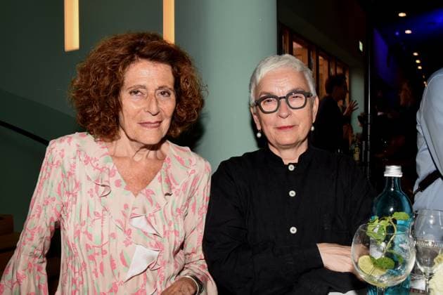Rachel Salamander Literary scholar Barbara Mundel Kammerspiele Theater intendant Muenchen 14 07 2025 Muenchner Volkstheater Culture Summer Reception by Dieter Reiter Lord Mayor of Munich Muenchen