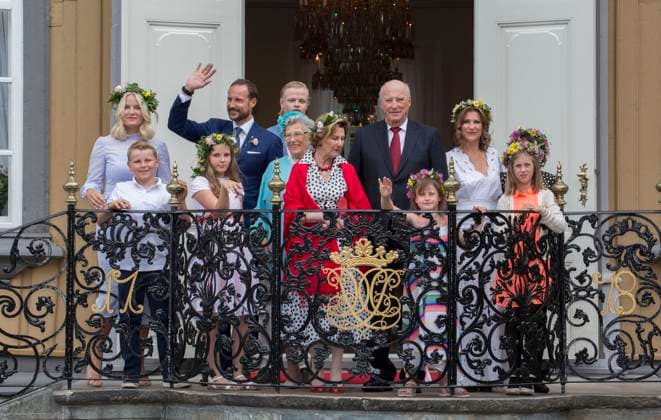 Prince Sverre Magnus, Princess Ingrid Alexandra, Princess Mette Marit, Prince Haakon, Marius Borg Hoiby , Princess Astrid, Queen Sonja, King Harald, Princess Martha Louise, Emma Ta  Copyright: xRoyalportraitsxEurope BernardxRubsamenx xBestimagexRoyalportraitsxEurope BernardxRubsamenx xBestimagex