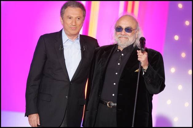 MICHEL DRUCKER DEMIS ROUSSOS RECORDING VIVEMENT DIMANCHE PARIS France  Copyright: xGuillaumexGaffiot BestimagexGuillaumexGaffiot Bestimagex