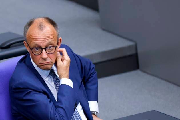 Federal Chancellor Friedrich Merz CDU at the 19 session of the 21 German Bundestag in the Reichstag building Berlin, 11 07 2025 NRW Germany Copyright: xChristophxHardtx