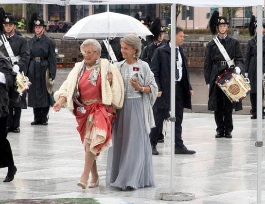 Princess Astrid of Norway and guest Arrivals at the 80th birthday gala dinner for King Harald and Queen Sonja of Norway in Oslo May 10, 2017 Oslo Norway  Copyright: xRoyalportraitsxEurope BernardxRubsamenx xBestimagexRoyalportraitsxEurope BernardxRubsamenx xBestimagex