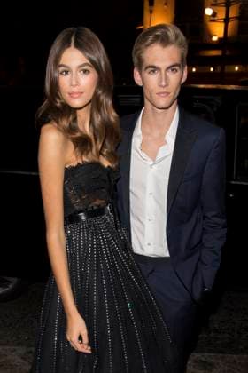 Kaia Gerber and her brother Presley Gerber Arrivals at the Her Time Omega party in Paris on September 29, 2017 Pierre Perusseau Bestimage Her Time Omega arrivals as part of the Paris Fashion Week Womenswear Spring Summer 2018 on September 29, 2017 in Paris, France Paris France  Copyright: xPierrexPerusseaux xBestimagexPierrexPerusseaux xBestimagex