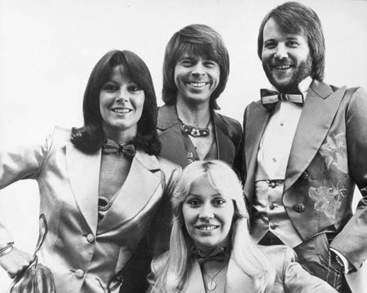 Pop music group ABBA 1972 1982 17 February 1978 London, England, United Kingdom the most successful Pop group since the Beatles, ABBA Anni Frid LYNGSTAD, Björn ULVAEUS, Anna Faltskog and Benny Andersson London England United Kingdom  Copyright: xUnitedxArchivesx xkpaxKeystonex 19780217_mab_k09_613 !ACHTUNG AUFNAHMEDATUM GESCHÄTZT!