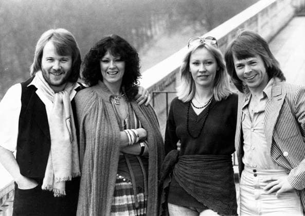 Pop music group ABBA 1972 1982 17 February 1978 – London, England, Great Britain – ABBA, the most successful Pop group since the Beatles, was yesterday Evening in London, at the Premiere their first Films ABBA  Copyright: xUnitedxArchivesx xkpaxKeystonex 19780217_mav_k09_100 !ACHTUNG AUFNAHMEDATUM GESCHÄTZT!