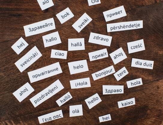 European Languages, Welcome in various in Europe spoken Languages, Concept the multilingual Company and Communities, Multilingualism in the EU 1133601806