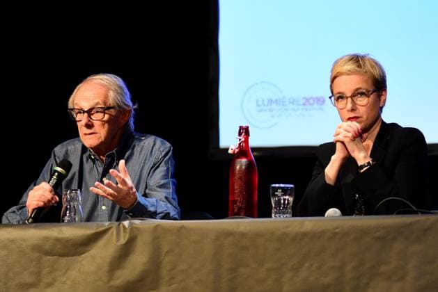 Clémentine Autain Ken Loach masterclass during Lyon Lumière festival 2019 on october 17th 2019 Lyon France Romain Doucelin Bestimage Ken Loach masterclass during Lyon Lumieres festival 2019 on october 17th 2019 Lyon France  Copyright: xRomainxDoucelinx xBestimagexRomainxDoucelinx xBestimagex