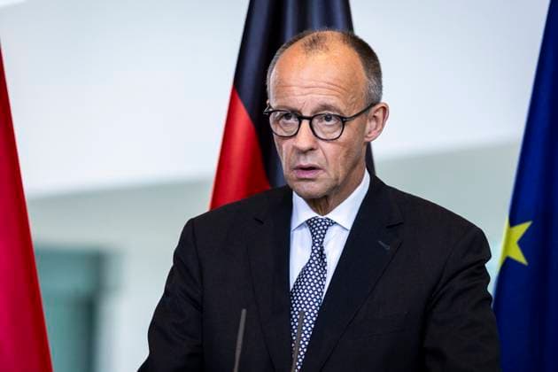 Friedrich Merz CDU , Federal Chancellor, taken during a press conference at the Federal Chancellery in Berlin, 29 07 2025 Berlin Germany Copyright: xAmreixSchulzx