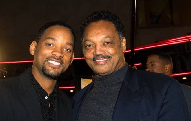 Ali Premiere Dec 12, 2001; Los Angeles, CA, USA; Actor WILL SMITH & Rev. JESSE JACKSON @ the LA premiere of Ali. . Copyright: xRobertxMillardx