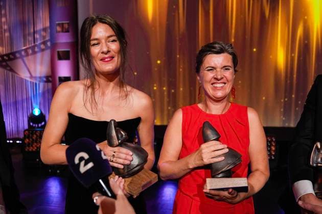 The Amanda Award 2025 Haugesund 20250816 Helga Guren best actress in a leading role and Lilja Ingolfsdottir best Norwegian film, best screenplay and best director at the Amanda Award ceremony in Festiviteten in Haugesund Photo Jan Kare Ness NTB Haugesund Norway 6noeLmZYhDA EDITORIAL USE ONLY Ref ENT6noeLmZYhDA jpg  Copyright: xJanxKarexNessx xNTBx