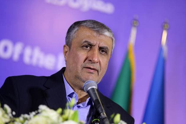 Rafael Mariano Grossi - Mohammad Eslami press conference in Iran ISFAHAN, IRAN - MAY 07: International Atomic Energy Organization (IAEA) Director General Rafael Mariano Grossi (not seen) and Head of Iran s Atomic Energy Organization Mohammad Eslami hold a joint press conference after their meeting in Isfahan, Iran on May 07, 2024. Isfahan Iran. Editorial use only. Please get in touch for any other usage.  Copyright: x2025xAnadoluxFatemehxBahramix