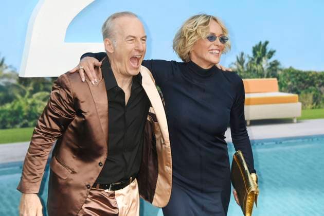 Bob Odenkirk and Sharon Stone at the world premiere of the movie Nobody 2 at the TCL Chinese Theatre Los Angeles, 11 08 2025 Foto:xJ.xMayerx xFuturexImagex nobody_5965