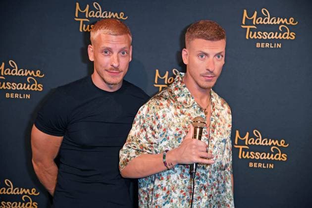 Wax figure, Felix Lobrecht UNVEILING OF THE NEW WATCH FIGURE OF FELIX LOBRECHT at Madame Tussauds Berlin on 20 08 2025