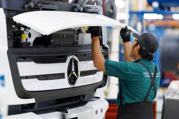 Production plant of Daimler Truck Jakarta, 21 08 2025 Photographed on behalf of the Foreign Office Jakarta Indonesia Copyright: xThomasxImo AAx