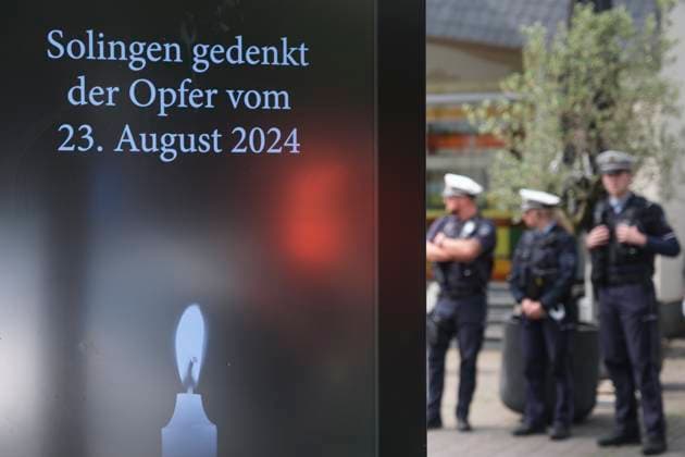 One year after the terrorist attack in Solingen, the victims Copyright: epd-bild GuidoxSchiefer 20250823-DSCF9787