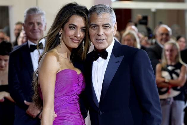 Mc Venice 28 08 2025 Venice Film Festival photo Mario Cartelli Image in photo Amal Ramzi Alamuddin George Clooney