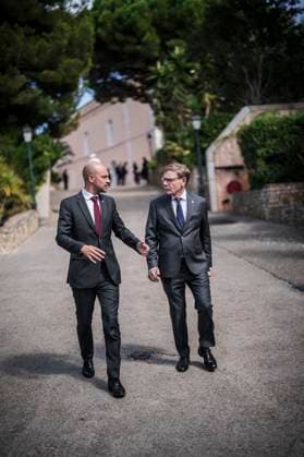Trip of the Federal Minister of Foreign Affairs Johann Wadephul CDU , to the German-French Council of Ministers in Toulon 29 August 2025 and meets his counterpart Jean Noel Barrot Toulon, 29 08 2025 Photographed on behalf of the Foreign Office Toulon FRANCE Copyright: xDominikxButzmann AAx