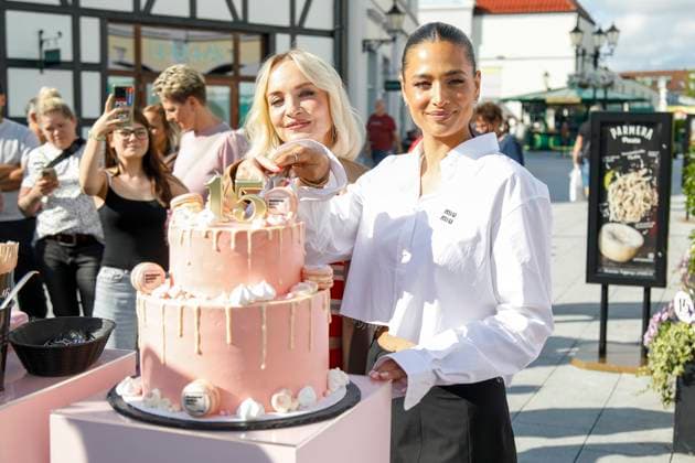 15 years Designer Outlet Berlin Berlin, 30 8 2025 Amira Aly Pocher and Janin Ullmann at 15 years Designer Outlet Berlin in Wustermark BRANDENBURG Copyright: xMatthiasxGränzdörferx