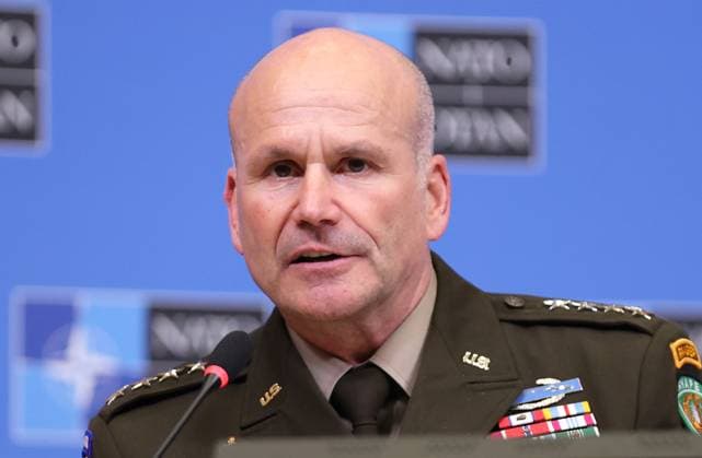 NATO Military Committee in Chiefs of Defence Session in Brussels BRUSSELS, BELGIUM - MAY 10: NATO Supreme Allied Commander Europe (SACEUR) General Christopher G. Cavoli holds a joint press conference within Military Committee in Chiefs of Defence Session at NATO Headquarters, in Brussels, Belgium on May 10, 2023. Brussels Hoofdstedelijk Gewest Belçika. Editorial use only. Please get in touch for any other usage.  Copyright: x2025xAnadoluxDursunxAydemirx