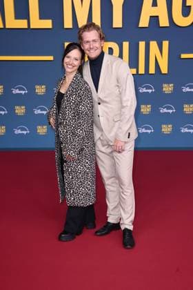 Nadja Jo Klapper and Johannes Heinrichs at the Call my Agent Berlin series premiere Disney on 8 09 2025 in Berlin Call My Agent Berlin series premiere in Berlin