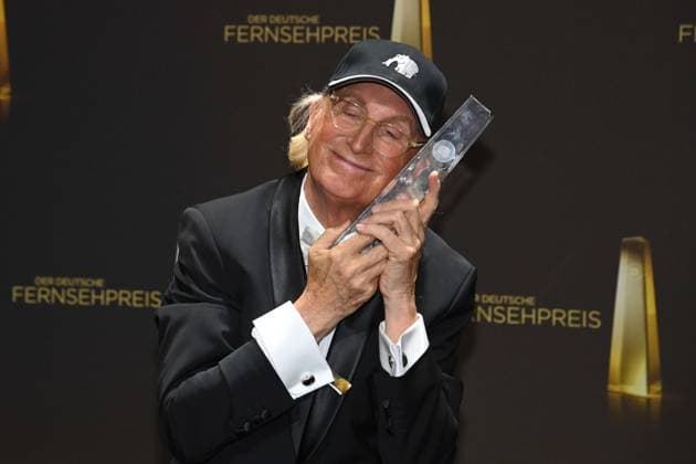 Otto WAALKES, comedian, receives the honorary award for his lifes work Award ceremony of the German Television Award, The German Television Award 2025, German Television Award 2025 in the MMC Studios Cologne, on 10 09 2025