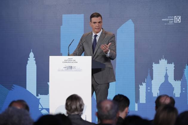 Spanish Prime Minister Pedro Sanchez MADRID, SPAIN - JANUARY 12: Spanish Prime Minister Pedro Sanchez makes the closing speech during the 13th International Finance Forum - Spain Investors Day in Madrid, Spain on January 12, 2023. Madrid Spain. Editorial use only. Please get in touch for any other usage.  Copyright: x2025xAnadoluxBurakxAkbulutx