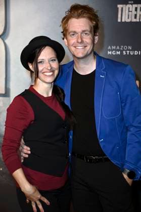 Nadja Jo Klapper and Johannes Heinrichs at the premiere of the movie The Tiger at the cinema In der KulturBrauerei Berlin, 15 09 2025 Foto:xN.xKubelkax xFuturexImagex tiger_5912