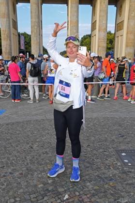Eva Mona Rodekirchen Celebrities run for RTL We help children at the 51 BMW Marathon in Berlin on 21 09 2025