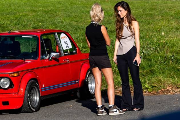 19 09 2025, GER, Motorsport, Maenner Frauen, Saison 2025, 24 Creme21 Youngtimer Rallye Bilster Berg Kassel The 24 Creme21 Youngtimer Rallye also led through the Thuringian Forest Thuringia on the most beautiful side roads in Germany At the start of