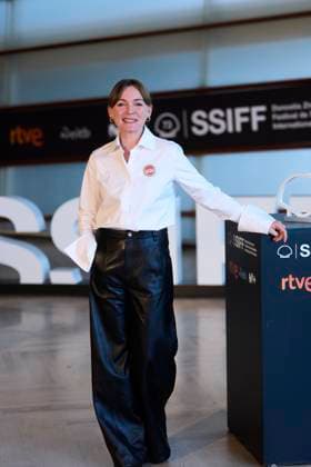 September 22, 2025, Madrid, Madrid, Spain: Nagore Aramburu attended Los domingos Sundays Photocall during 73rd San Sebastian International Film Festival at Kursaal Palace on September 22, 2025 in Donostia San Sebastian, Spain Madrid Spain - ZUMAg15_ 20250922_zaf_g15_042 Copyright: xJackxAbuinx
