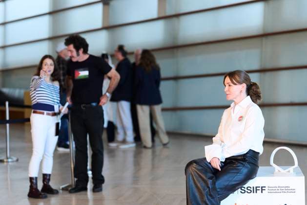 September 22, 2025, Madrid, Madrid, Spain: Nagore Aramburu attended Karmele Photocall during 73rd San Sebastian International Film Festival at Kursaal Palace on September 22, 2025 in Donostia San Sebastian, Spain Madrid Spain - ZUMAg15_ 20250922_zaf_g15_086 Copyright: xJackxAbuinx