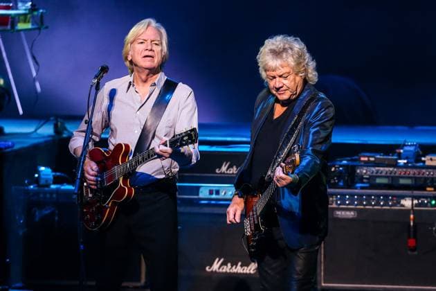 The Moody Blues perform in North Carolina. March 24, 2016 - Durham, North Carolina, U.S - The Moody Blues perform in Durham, NC. The Moody Blues are an English rock band. The current touring line-up of the band features Graeme Edge, Justin Hayward, and John Lodge. Copyright: xAndyxMartinxJr.x