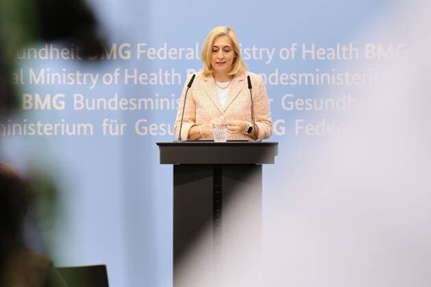 Berlin, Germany, 25 09 2025 Ministry of Health Statement on the constituent meeting of the Health Finance Commission Federal Minister of Health Nina Warken CDU Copyright: xdtsxNachrichtenagenturx dts_84866