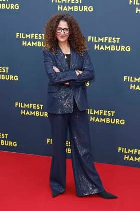 Malika Rabahallah at the festival opening with the premiere of the film Lovely Day Mille secrets, mille dangers at the 33 Filmfest Hamburg 2025 at Cinemaxx Dammtor Hamburg, 25 09 2025 Foto:xC.xTamckex xFuturexImagex lovely_5852