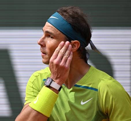 French Open Roland Garros 2022, day 8 PARIS, FRANCE - MAY 28: Rafael Nadal of Spain in action against Felix Auger-Aliassime of Canada in the men’s fourth round match during French Open tennis tournament at Roland ?Garros Stadium in Paris, France on May 29, 2022. Ile-de-France France. Editorial use only. Please get in touch for any other usage.  Copyright: x2025xAnadoluxMustafaxYalcÄ±nx