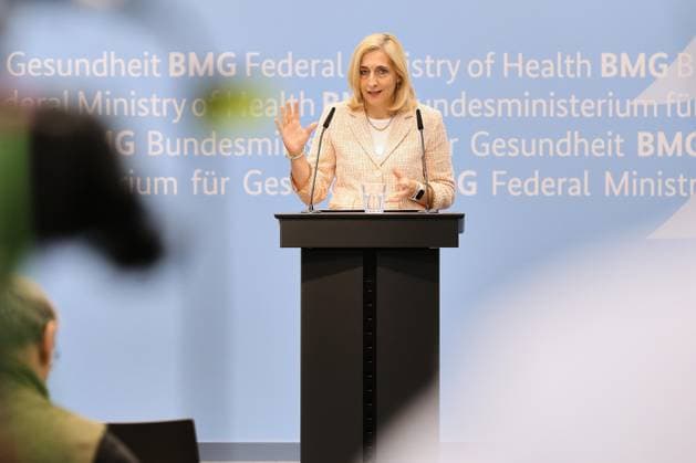Berlin, Germany, 25 09 2025 Ministry of Health Statement on the constituent meeting of the Health Finance Commission Federal Minister of Health Nina Warken CDU Copyright: xdtsxNachrichtenagenturx dts_84867