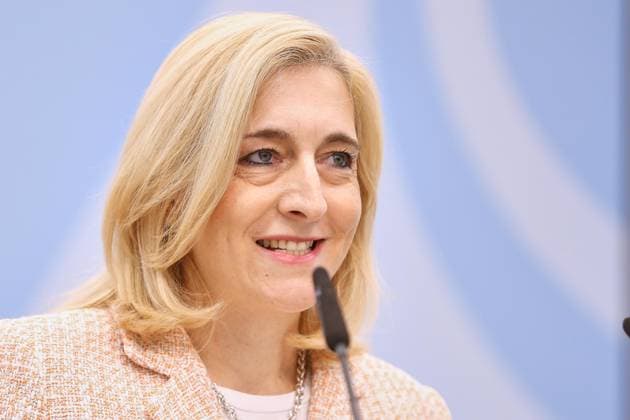 Berlin, Germany, 25 09 2025 Ministry of Health Statement on the constituent meeting of the Health Finance Commission Federal Minister of Health Nina Warken CDU Copyright: xdtsxNachrichtenagenturx dts_84870