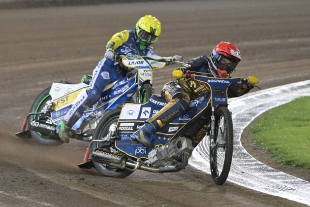 2025.09.28 Lublin Zuzel PGE Ekstraliga sezon 2025 Orlen Oil Motor Lublin - Pres Grupa Deweloperska Torun N z Patryk Dudek Dominik Kubera Foto Wojciech Szubartowski PressFocus 2025.09.28 Lublin Speedway PGE Ekstraliga season 2025 Orlen Oil Motor Lublin - Pres Grupa Deweloperska Torun Patryk Dudek Dominik Kubera Credit: Wojciech Szubartowski PressFocus NEWSPIX.PL --- newspix.pl